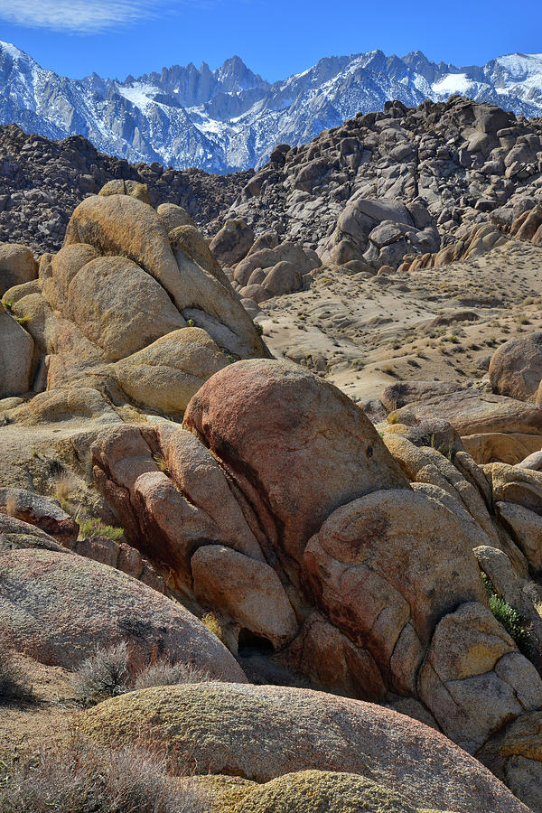 Mt. Whitney and the Alabama Hills #1 Photograph by Ray Mathis
