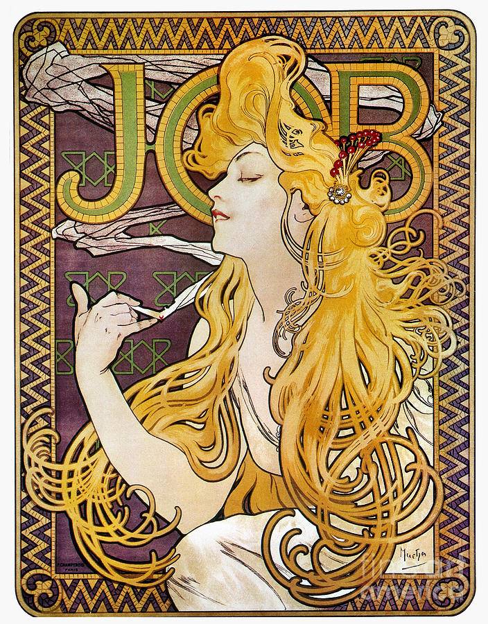 Cigarette Papers Photograph by Alphonse Mucha