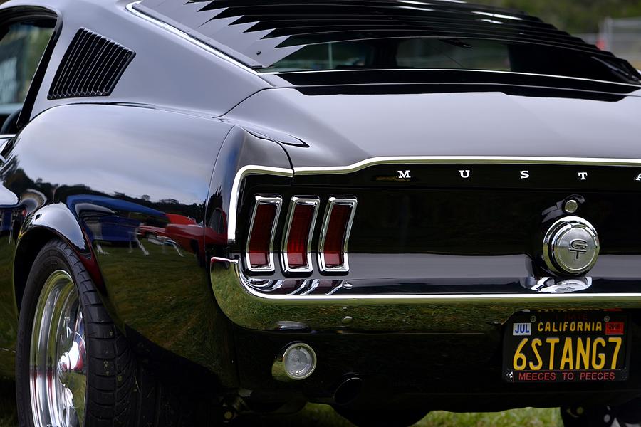 Mustang Detail #1 Photograph by Dean Ferreira