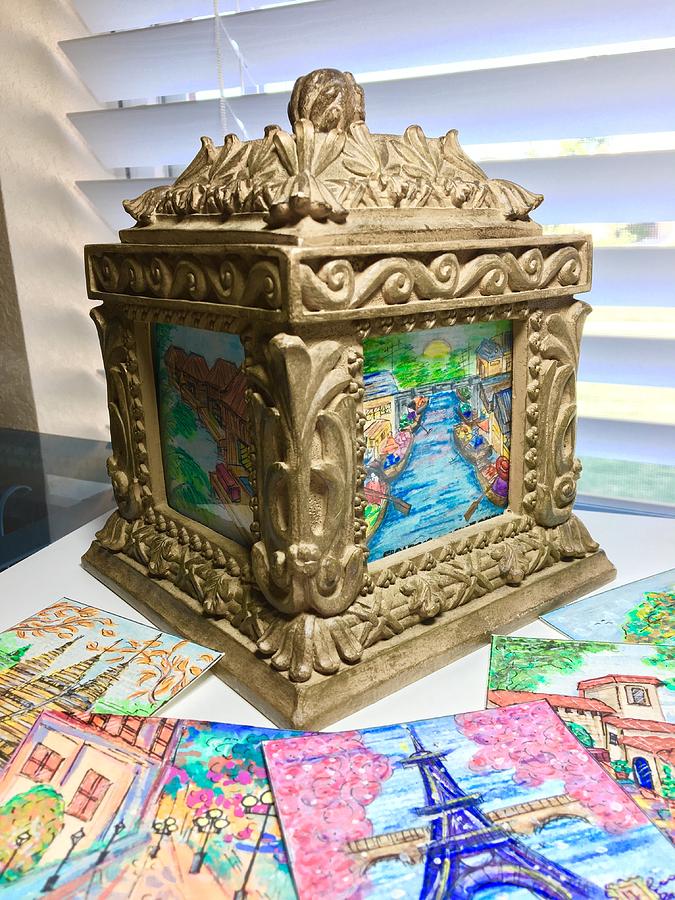 Watercolor Painting - My Bombay by Art By Naturallic Watercolor Painting - My Bombay by Art By Naturallic