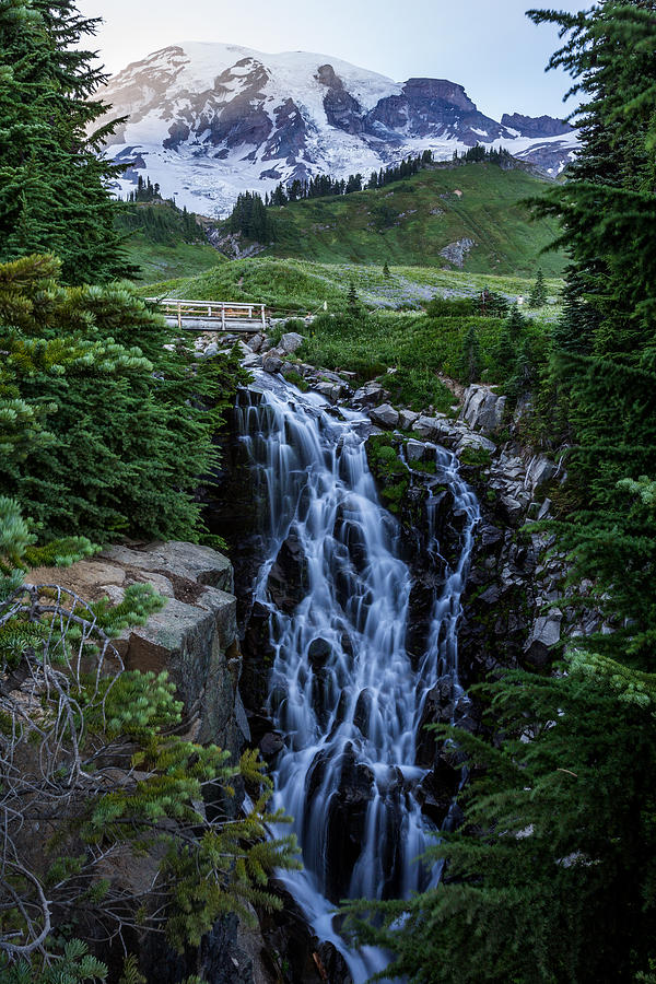 Myrtle Falls Photograph by Calazone's Flics