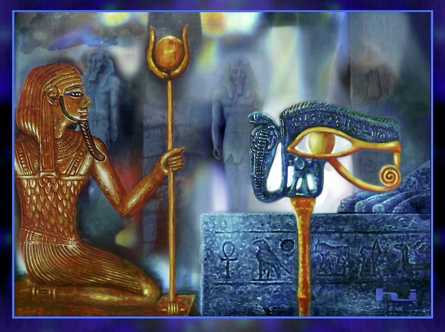 Mysterious Egypt #3 Painting by Hartmut Jager