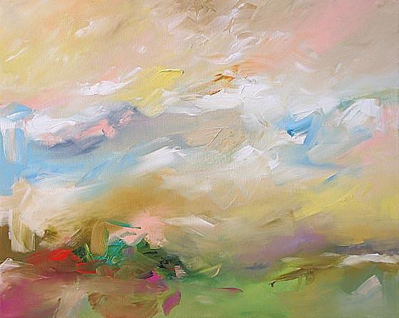 Mystical #1 Painting by Linda Monfort