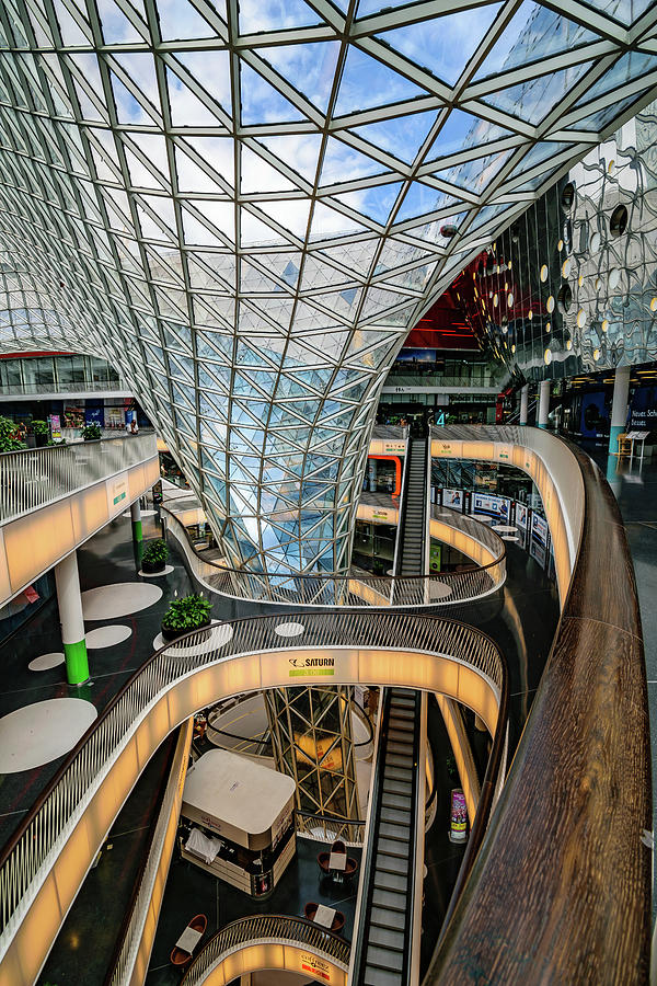 Myzeil Shopping Mall Frankfurt Photograph By Cityscape Photography