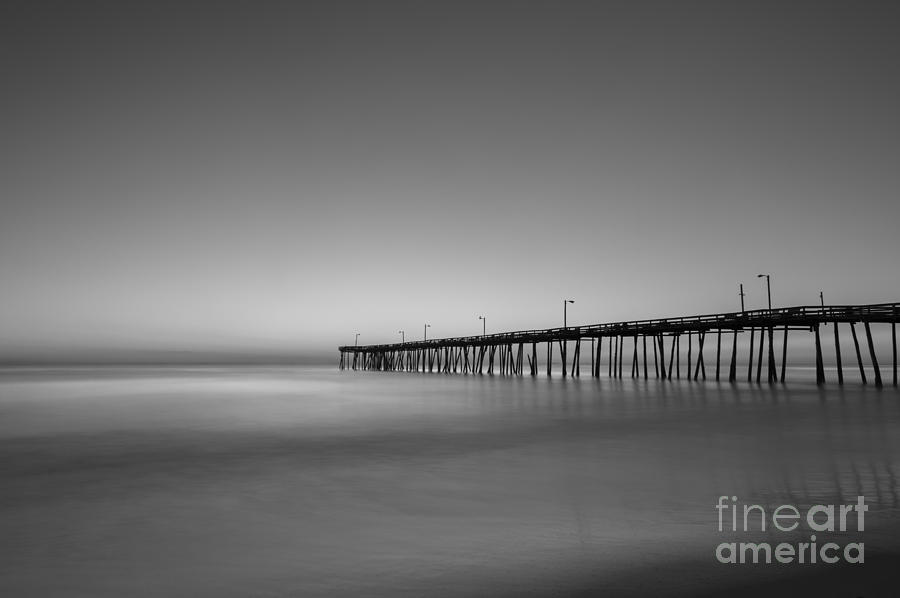 Nags Head Fishing Pier Sunrise #1 Photograph by Michael Ver Sprill
