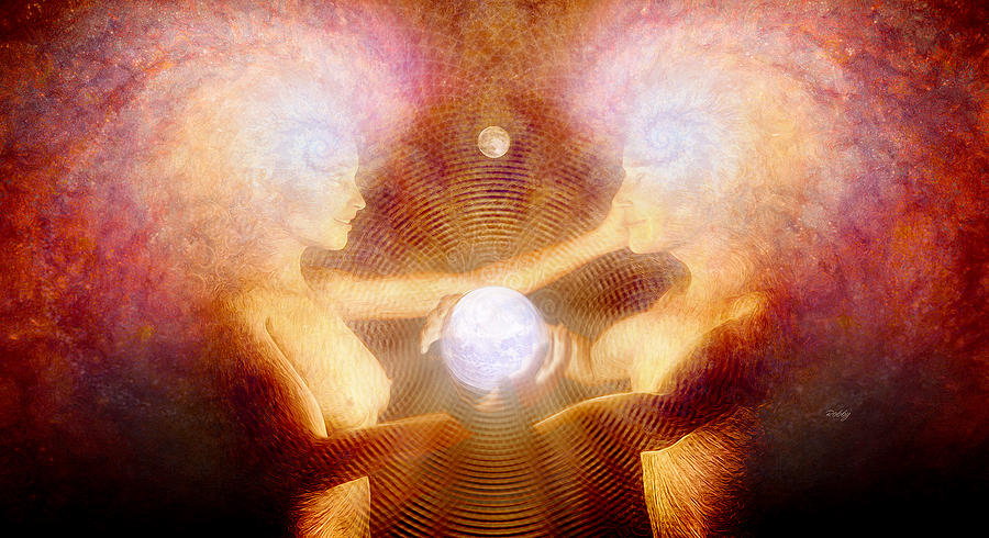 Surrealism Painting - Namaste by Robby Donaghey Surrealism Painting - Namaste by Robby Donaghey