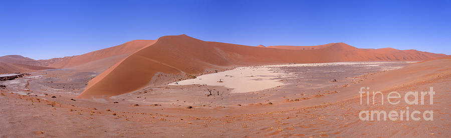 Namib Hidden Vlei panorama #1 Photograph by Warren Photographic