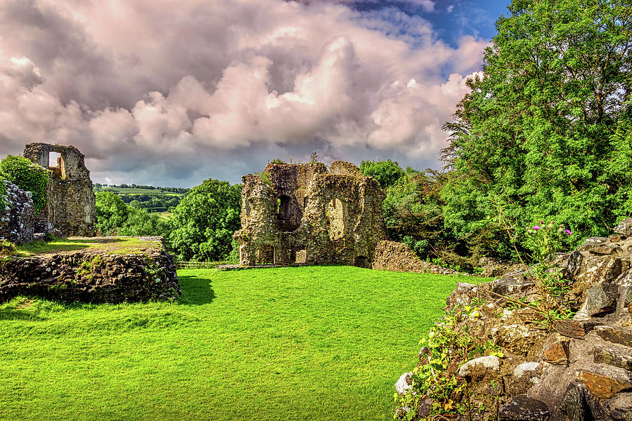 Narberth Castle Pembrokeshire Photograph by Mark Llewellyn