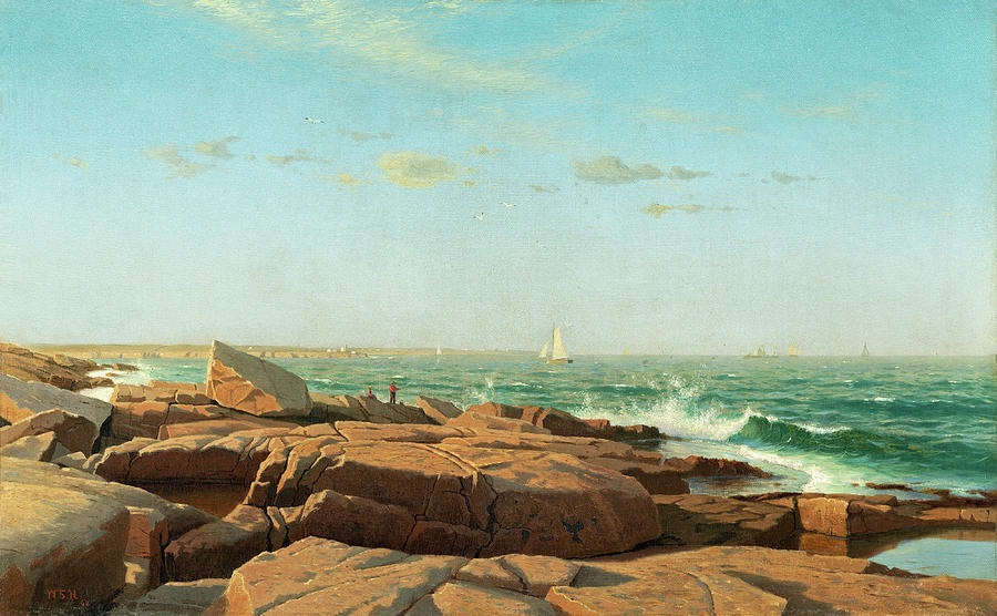 Narragansett Bay Painting - Narragansett Bay #1 by William Stanley Haseltine