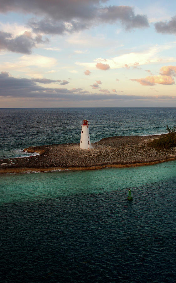 Lighthouse Photograph - Nassau Harbor Lighthouse #1 by David Cabana
