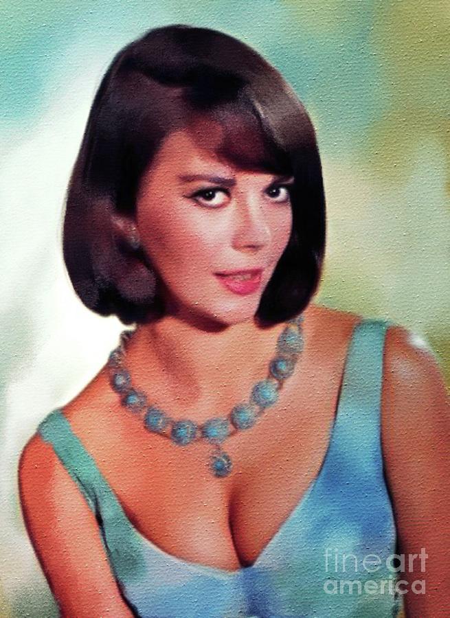 Hollywood Painting - Natalie Wood, Hollywood Legend #1 by Esoterica Art Agency