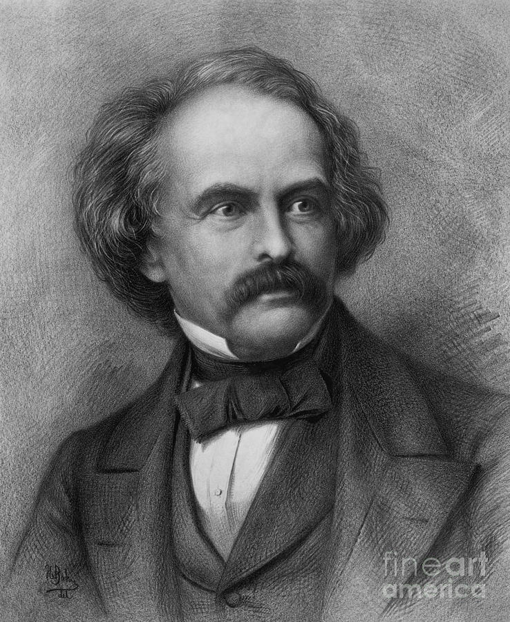 Nathaniel Hawthorne, American Author #1 Photograph by Science Source