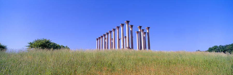 Greek Photograph - National Capitol Columns, National #1 by Panoramic Images