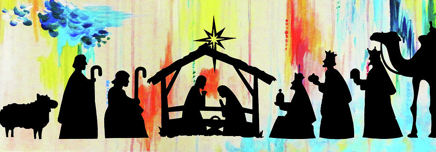 Nativity In Colors Photograph