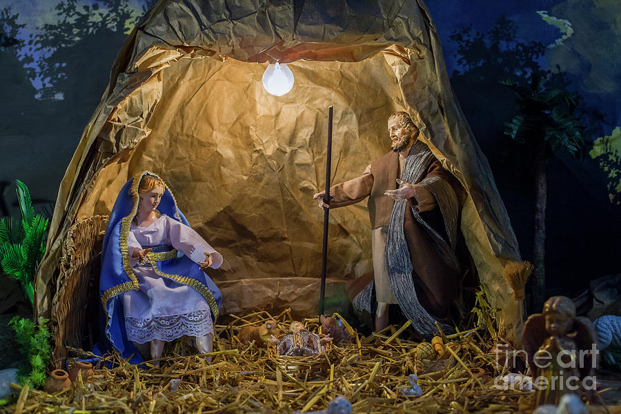 Lovely Nativity scene  Photograph by Patricia Hofmeester