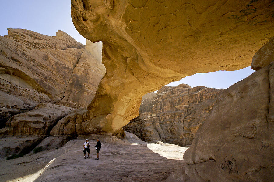 Natural Arch in Wadi Rum #1 Photograph by Michele Burgess