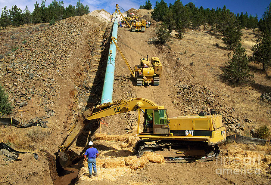 Natural Gas Pipeline #1 Photograph by Inga Spence