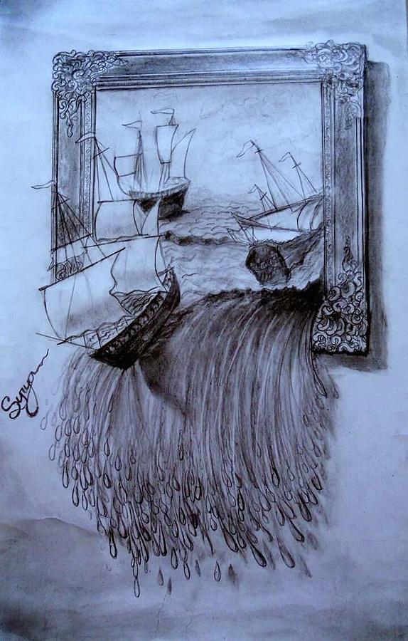 Suriya  Pen art drawings Abstract pencil drawings Digital painting  portrait
