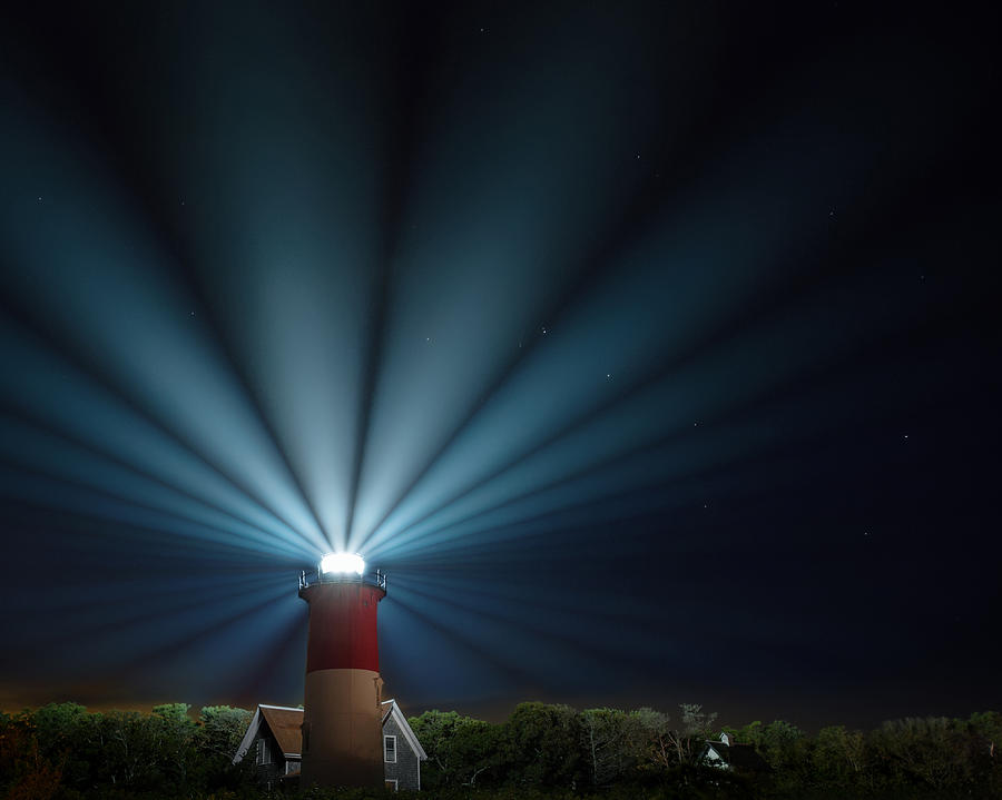 Nauset Beach Light 2015 Photograph by Bill Wakeley