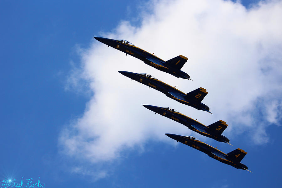 Navy Blue Angels #1 Photograph by Michael Rucker