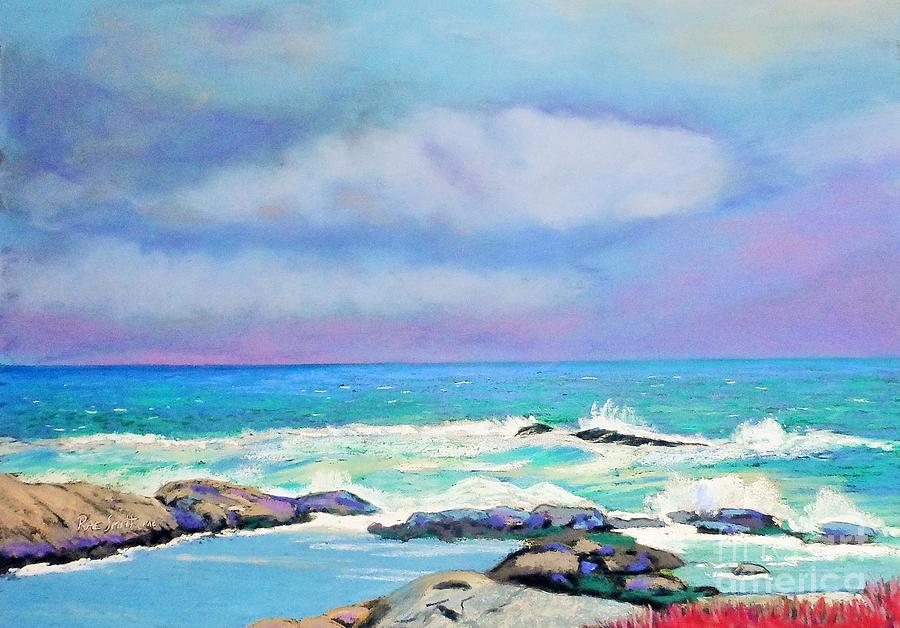 Near Peggys Cove #1 Pastel by Rae  Smith PAC