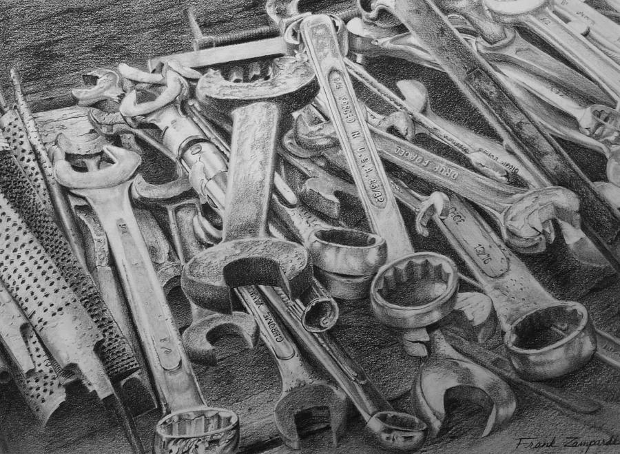 Need a Wrench? #2 Drawing by Frank Zampardi