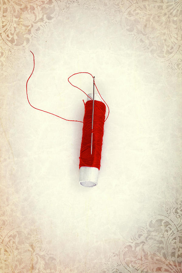 Still Life Photograph - Needle And Thread #1 by Joana Kruse