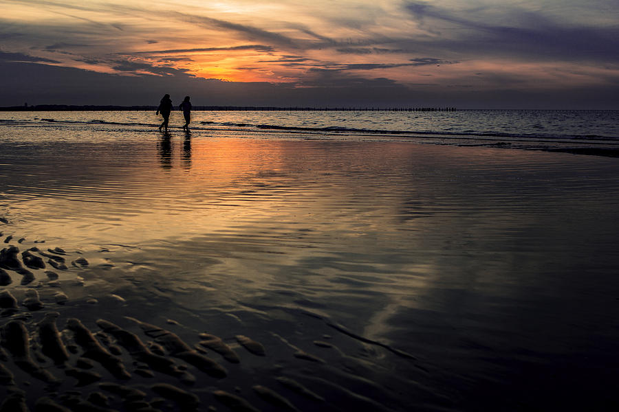 Sunset Photograph - Besties by Pete Federico