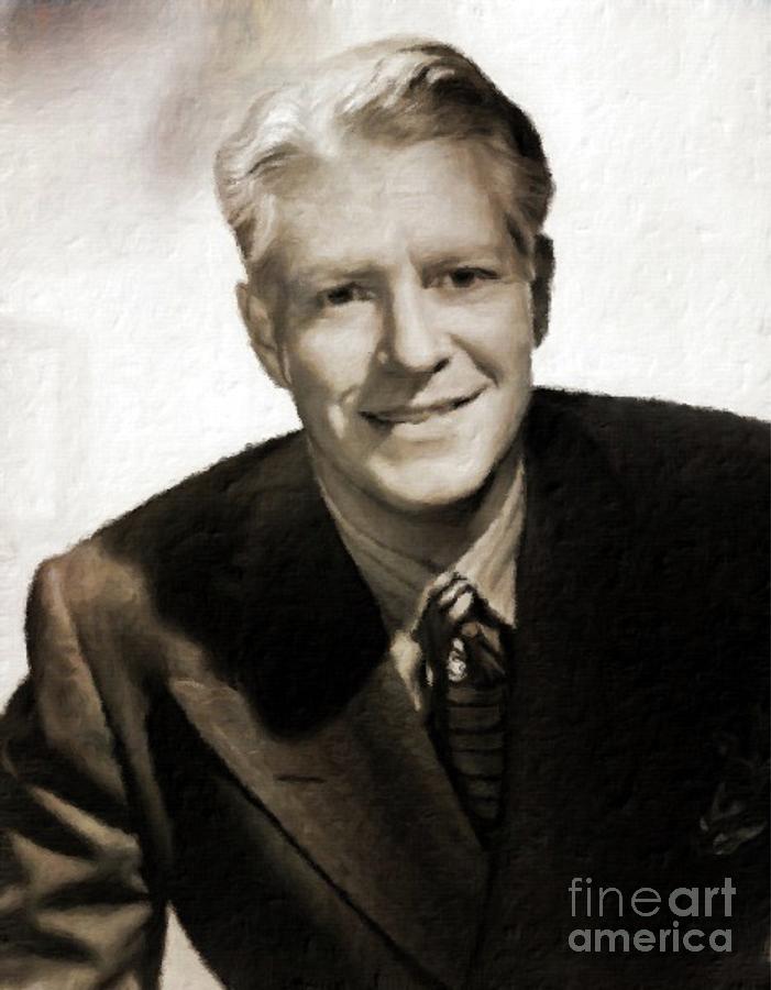 Nelson Eddy, Vintage Actor Painting