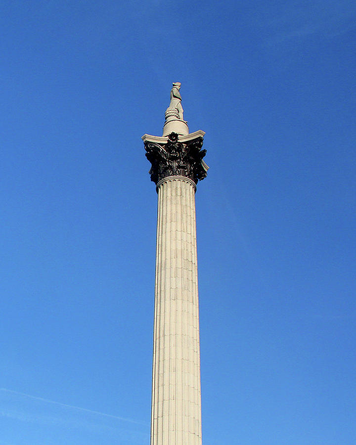 London Photograph - Nelsons Column, Trafalgar Square, London #1 by Misentropy