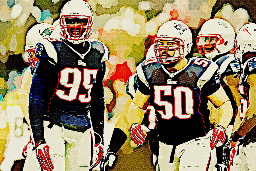 New England Patriots Digital Art by Lora Battle - Fine Art America