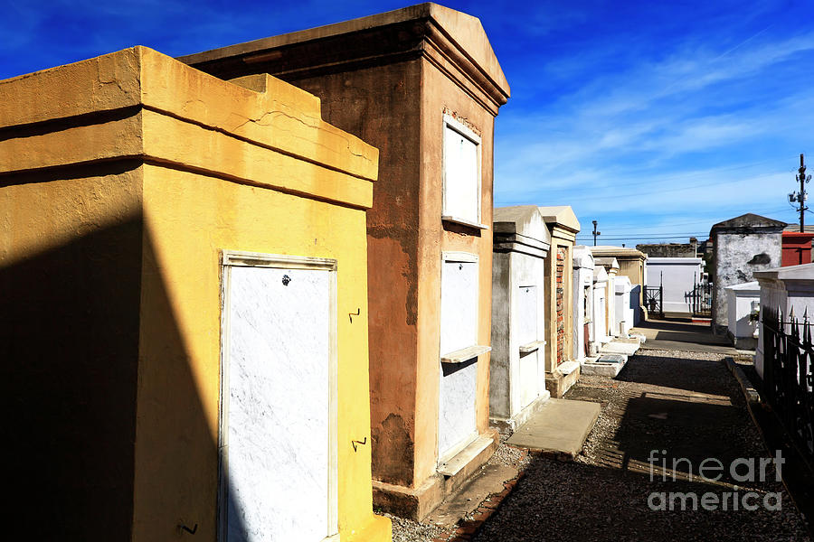 New Orleans Cemetery Colors #2 Photograph by John Rizzuto