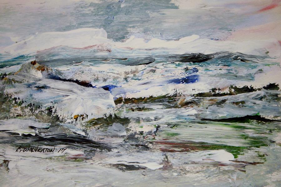 New Snow #1 Painting by Edward Wolverton