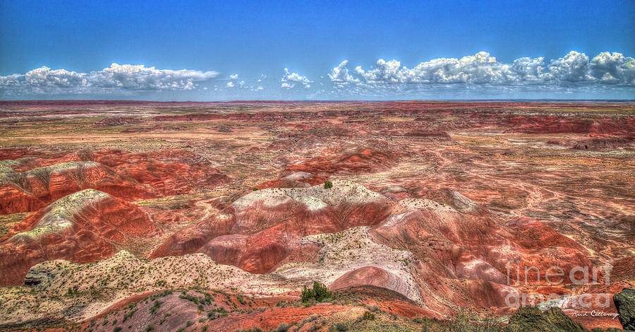 Patchwork The Painted Desert Arizona Landscape Art Photograph by Reid Callaway