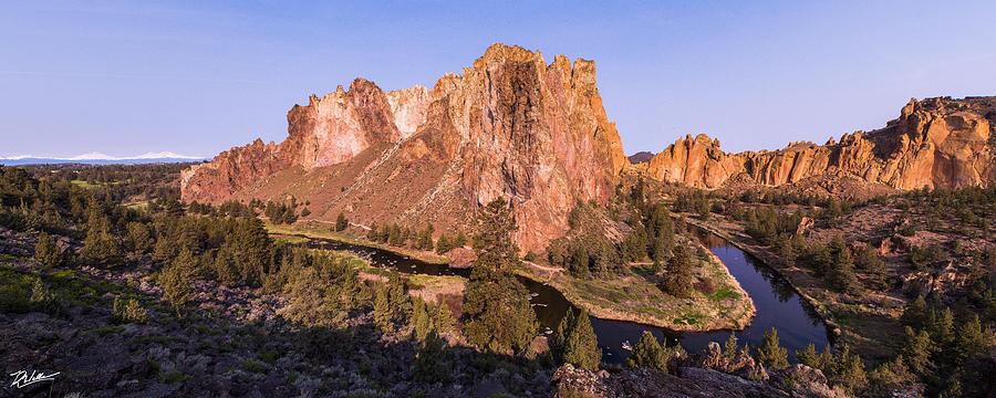 Panorama Smith Rock  Photograph by Russell Wells