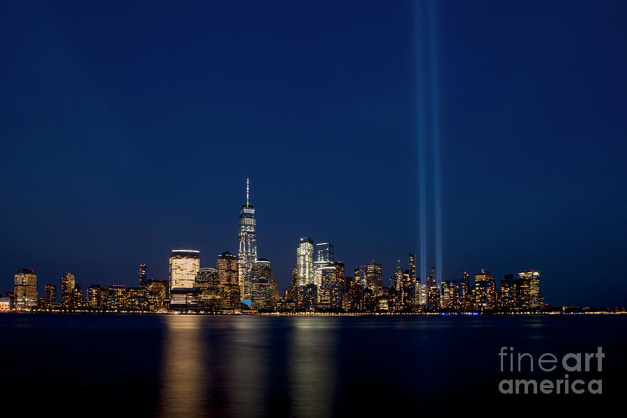 New York City  9-11 Tribute #1 Photograph by Anthony Totah