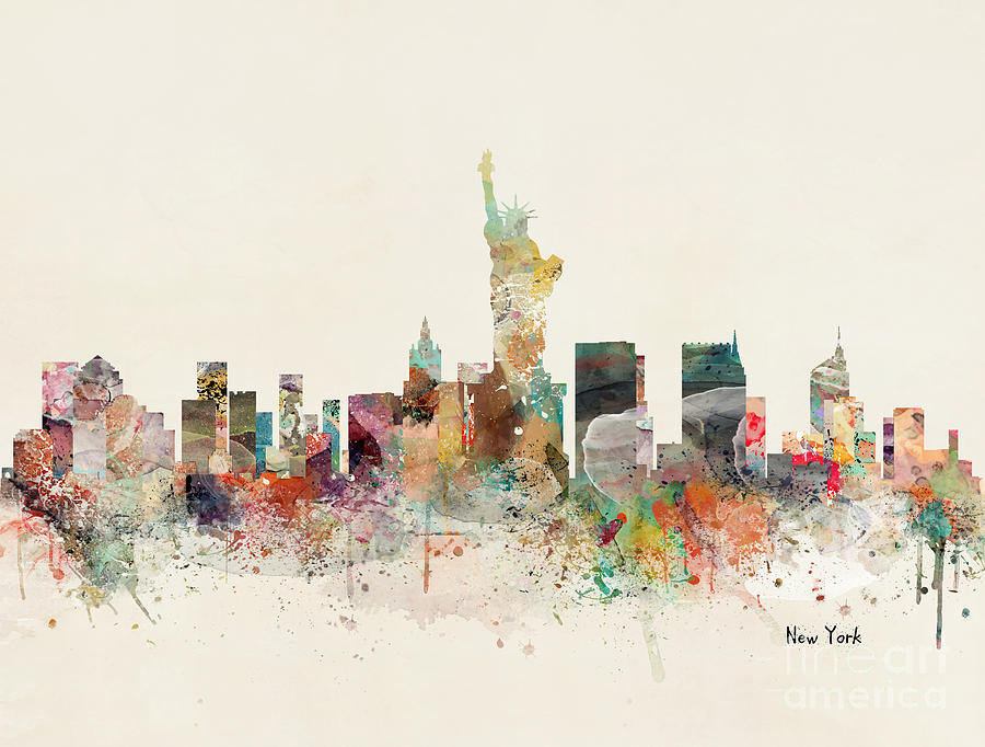 New York City #1 Painting by Bri Buckley
