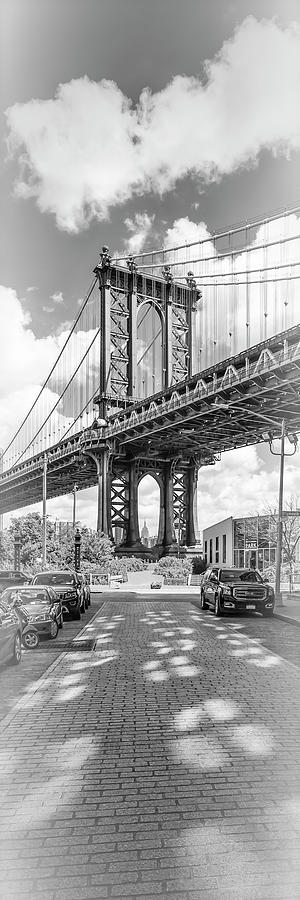 NEW YORK CITY Manhattan Bridge - Panorama #1 Photograph by Melanie Viola