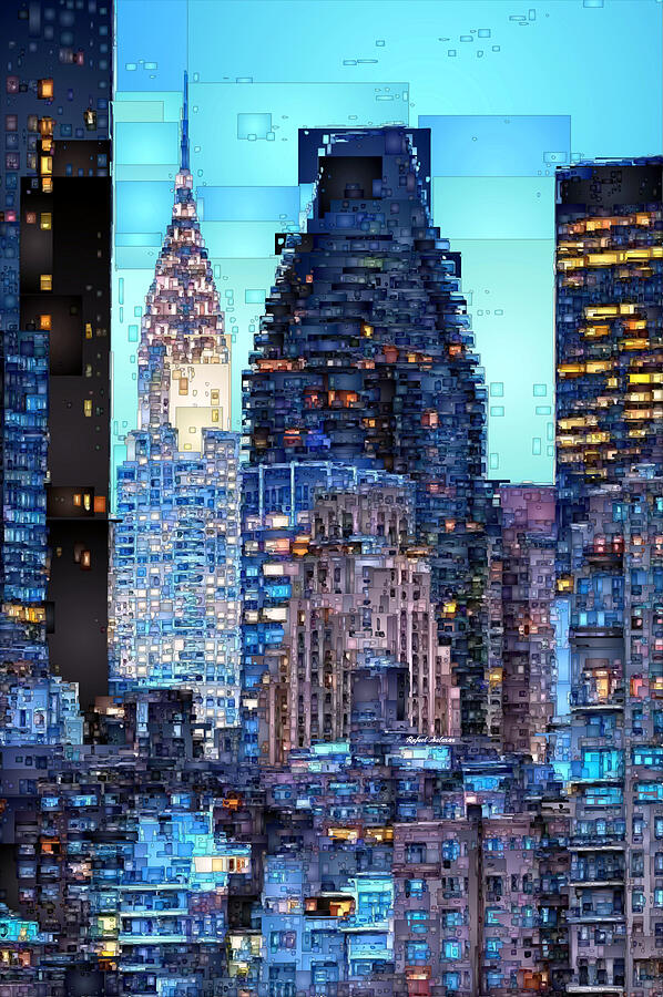 New York City #1 Digital Art by Rafael Salazar