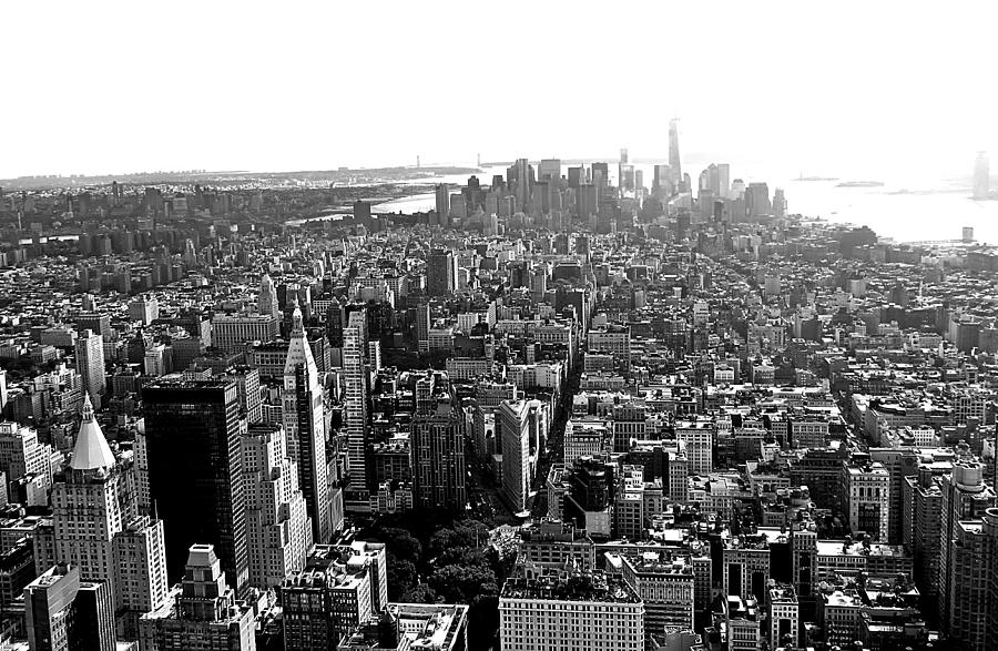 New York City skyline #1 Photograph by Michael Ramsey