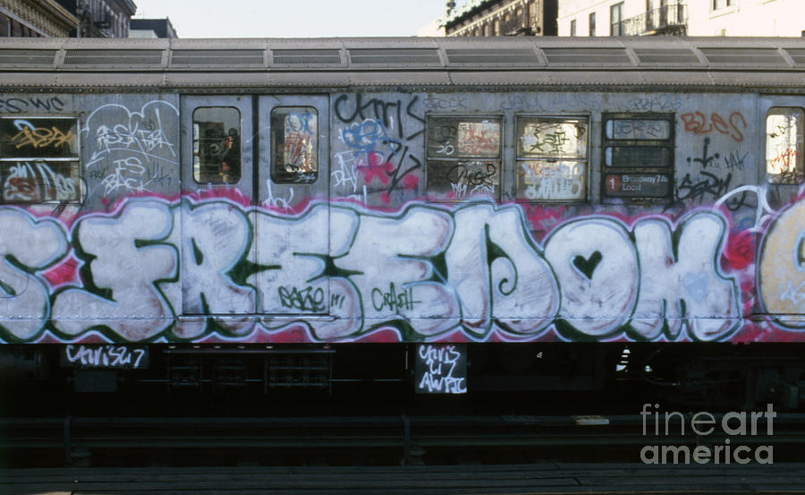 New York City Subway Graffiti #2 Photograph by The Harrington Collection