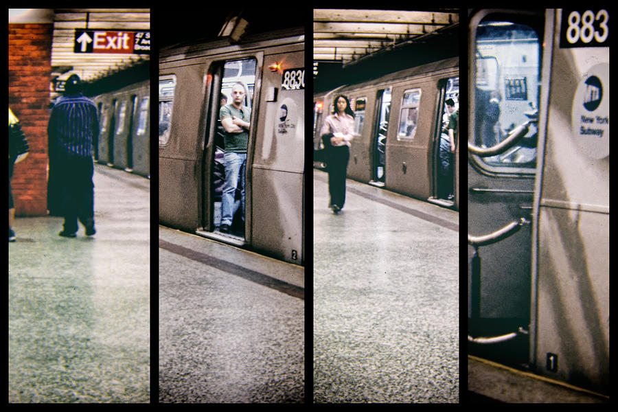 New York City Subway Stare #2 Photograph by Lars Lentz