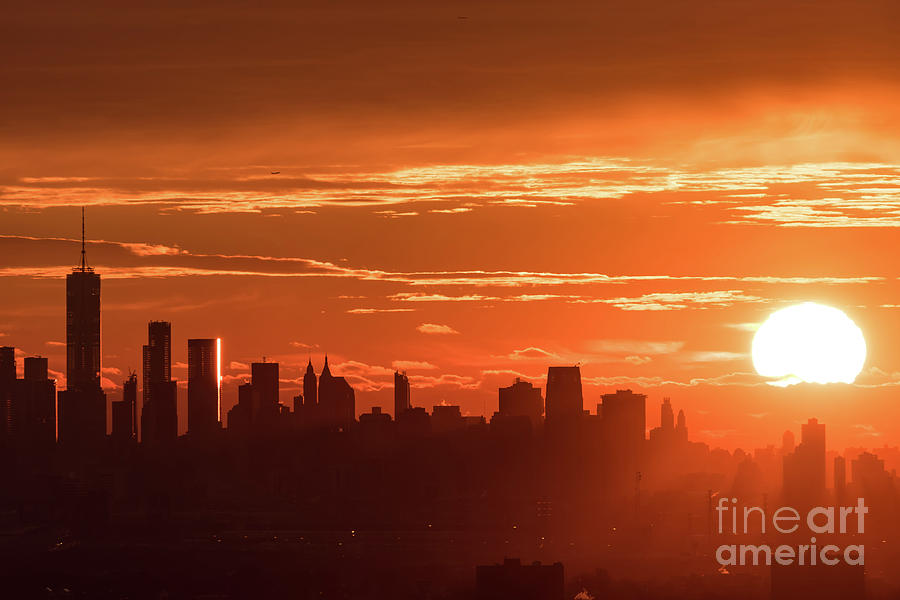 New York City Sunrise #1 Photograph by Zawhaus Photography