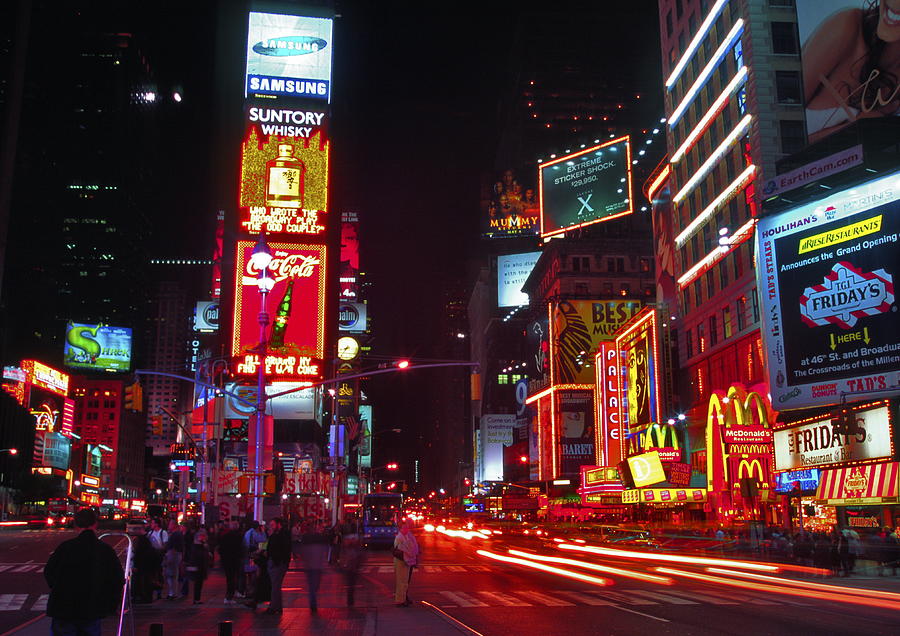 New York City Times Square #1 Photograph by Gary Corbett