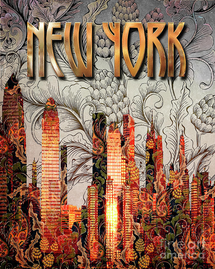 New York #1 Digital Art by Edmund Nagele FRPS