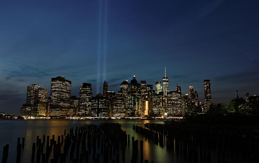 New York Skyline 9/11 Memorial #1 Photograph by Doolittle Photography and Art
