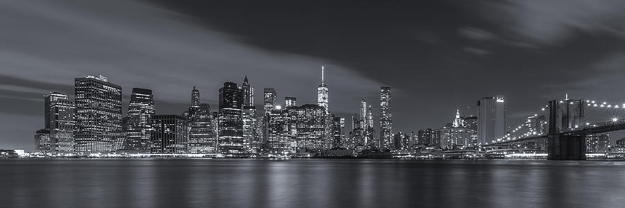 New York Skyline Panorama - 4 #2 Photograph by Christian Tuk