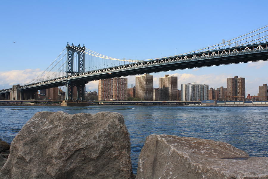 New Yorks Manhattan Bridge Photograph by Dora Sofia Caputo