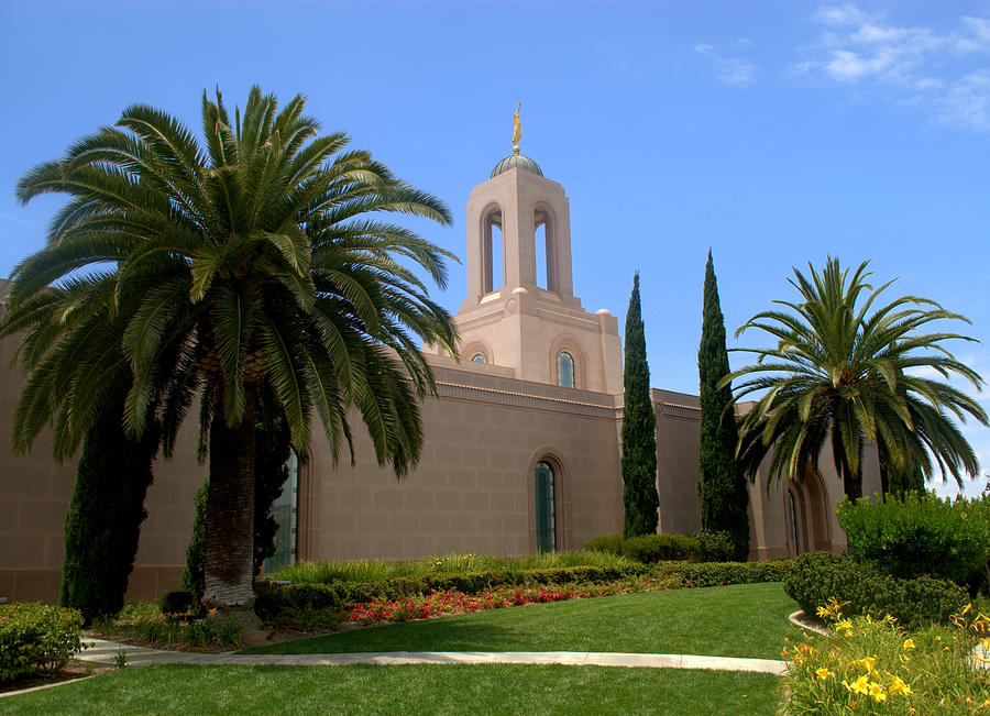 Newport Beach California LDS Temple #1 Photograph by Nathan Abbott