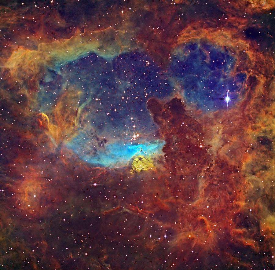 NGC6357schedler_S2HaO3_60 #1 Painting by Celestial Images